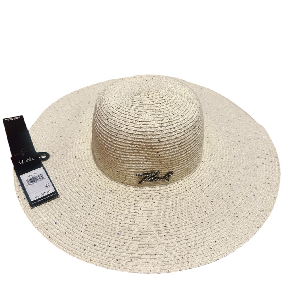 Elegant Cream Wide-Brim Hat